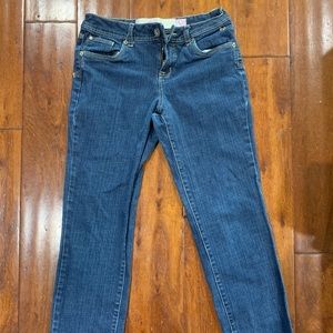 Girls Straight Leg Blue Jeans